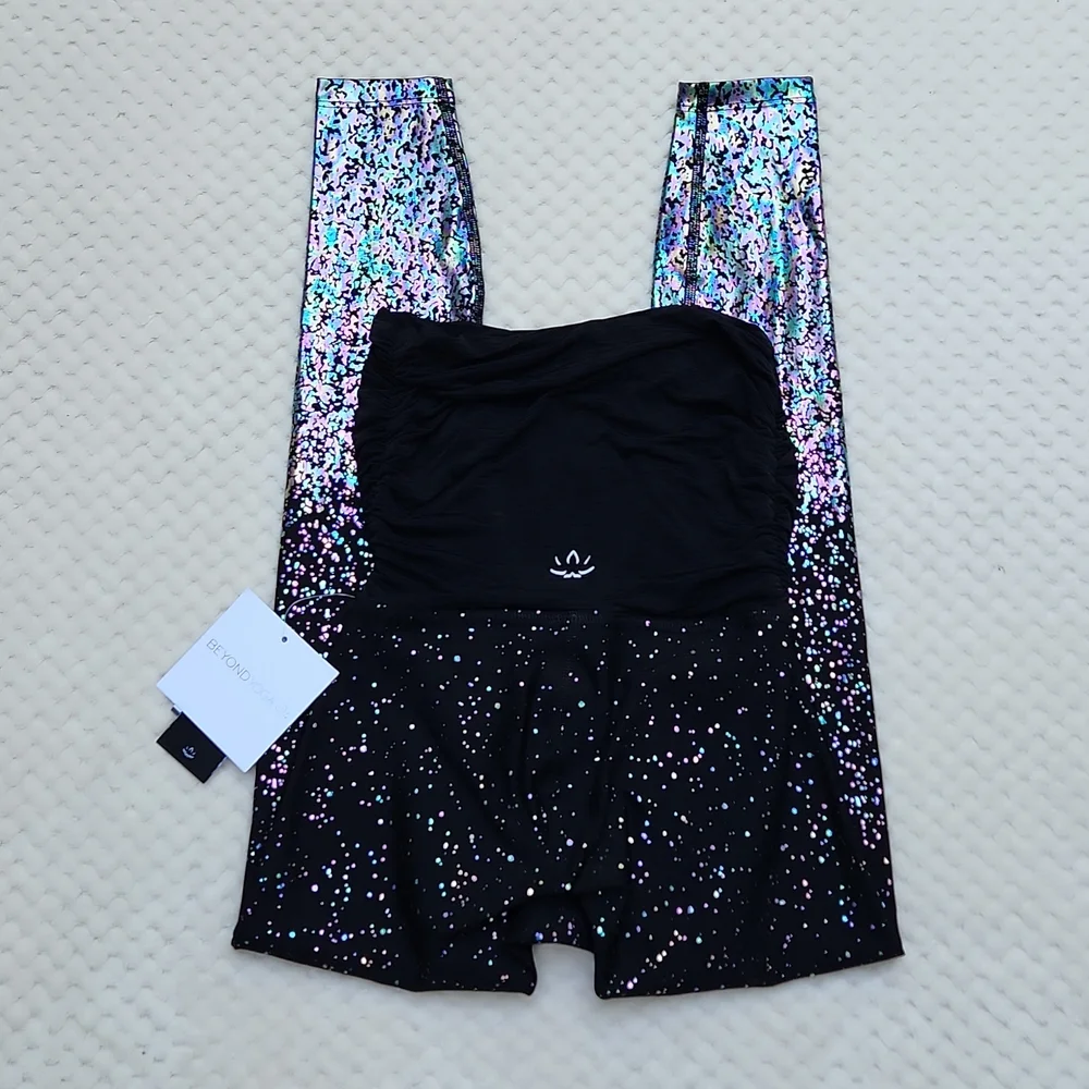 **HP**Nwt Beyond Yoga Beyond the Bump Alloy Ombre Leggings - Picture 5 of 12